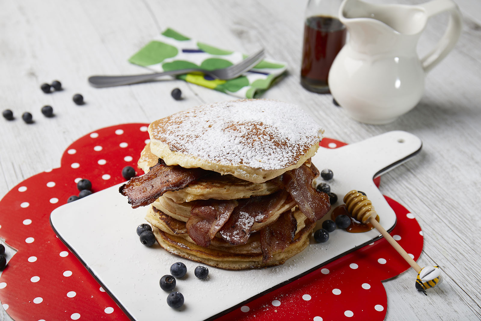 Easy Peasy Pancakes with Bacon NZ Pork